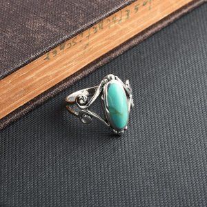 Sterling 925 Stabilized Turquoise Ring